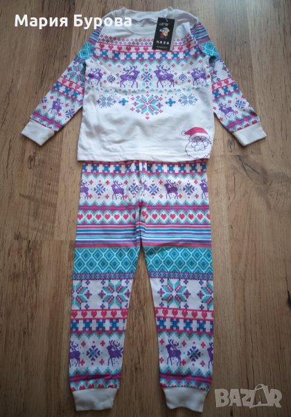 Детска Коледна пижамка размер - 2 годинки , снимка 1