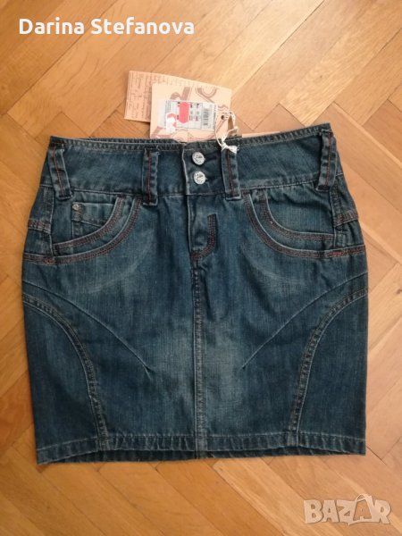 Kenvelo-Нова дънкена пола-Уникален модел, снимка 1