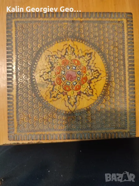 дървена кутия , снимка 1