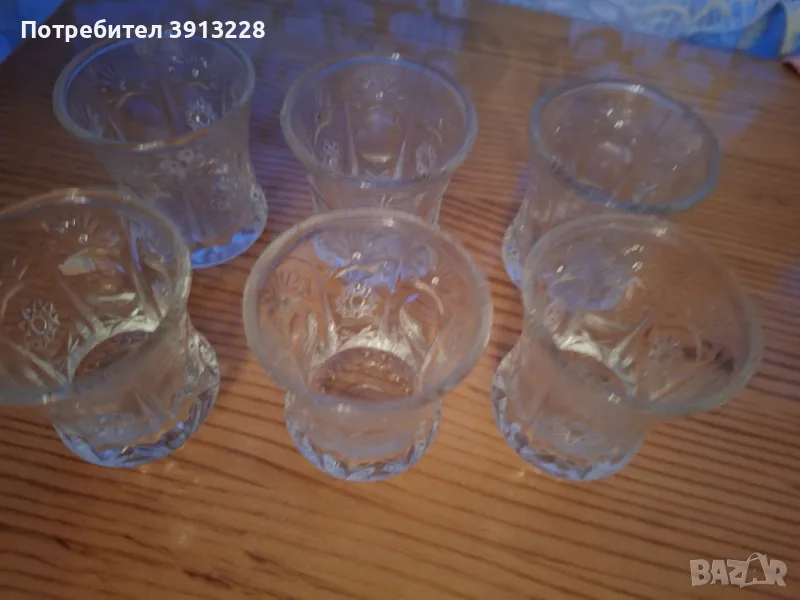 Чаши за ракия или ликьор 6 бр., снимка 1