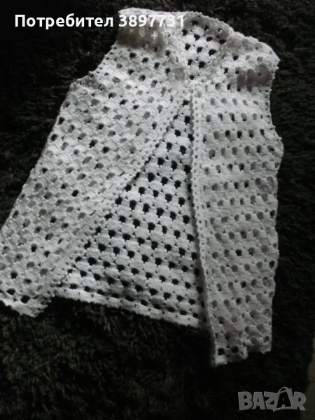 Плетена, нежна детска жилетка ! , снимка 1