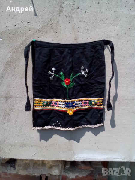 Старинна детска престилка,опрешка,скута , снимка 1