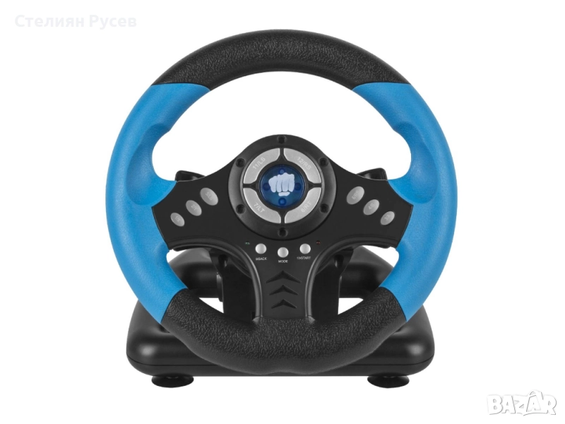 НОВ Волан  симулатор Fury Racing Wheel Skipper волан с педали (NFK-1327) -цена 69лв или 35,28 евро /, снимка 1
