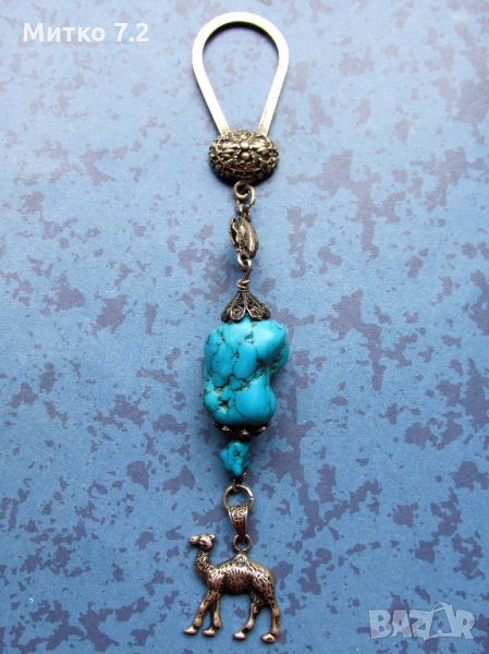 стар сребърен ключодържател, снимка 1