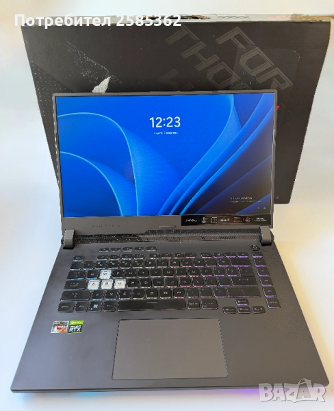 Геймърски лаптоп Asus Rog Strix G513RC, снимка 1