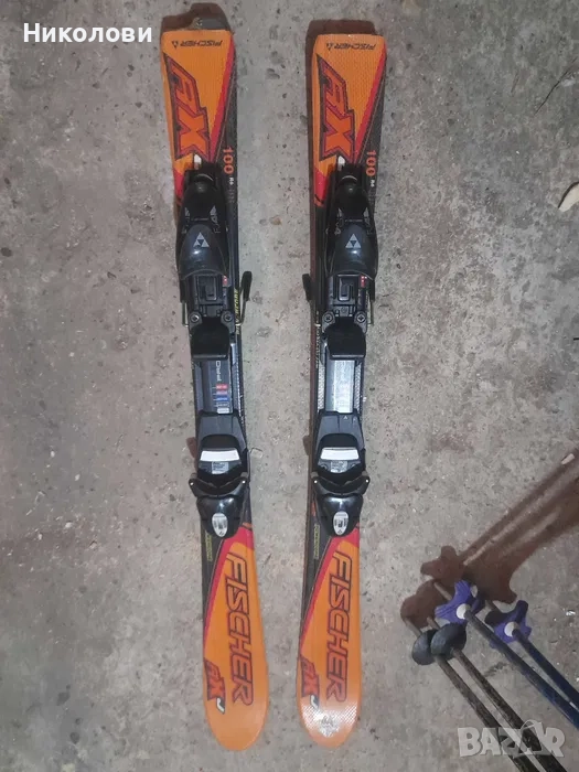 Детски ски Фишер / Fischer и щеки, снимка 1