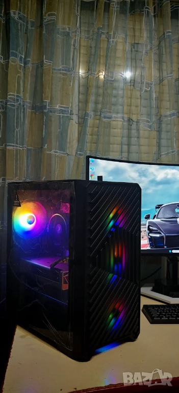 Продавам Добро РС Ryzen 5 5600/32GB/1TB SSD/RX 5700XT/Гаранция, снимка 1