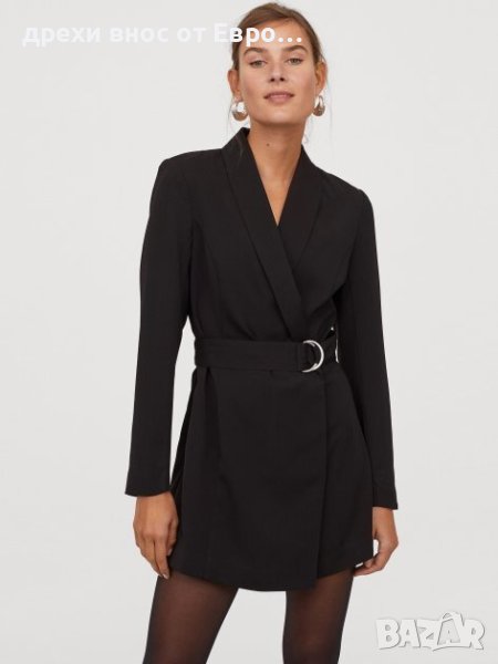H&M Черен гащеризон размер 36, снимка 1