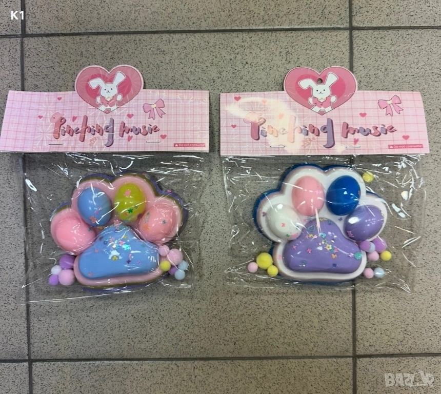 Лапи скуиши Cat Paw Taba антистрес Лапа, снимка 1