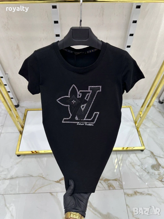 Louis Vuitton Нови Дамски Тениски Различни Цветове , снимка 1