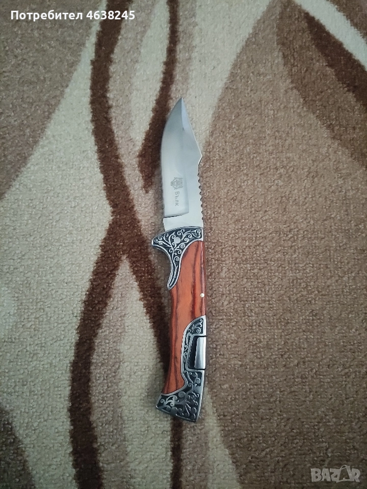 сгъваем нож + два броя паракорд въже , снимка 1