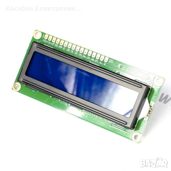 LCD Дисплей 1602 16x2 син HD44780, снимка 1