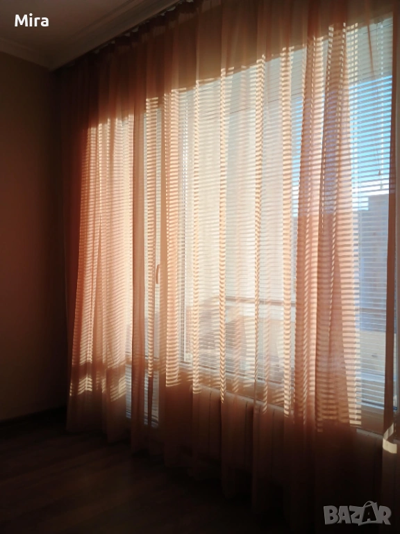 Перде в кремав цвят, снимка 1