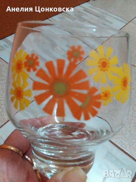 Голяма стара рисувана чаша, снимка 1