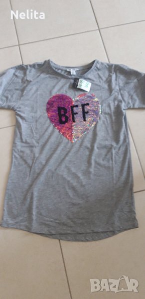 Тениска BFF - размер 164, снимка 1