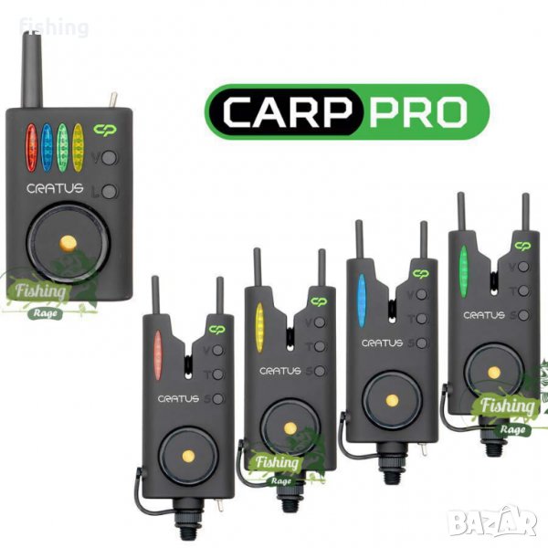 НОВО 2022 Сигнализатори Carp Pro Cratus 3+1/4+1, снимка 1