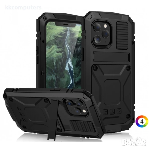 Apple iPhone 12 Pro Max R-JUST Влагоустойчив Удароустойчив Калъф и Протектор Зашита 360 Градуса, снимка 1