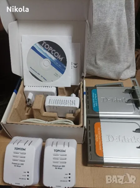 Мрежово оборудване D-Link и Topcom, снимка 1