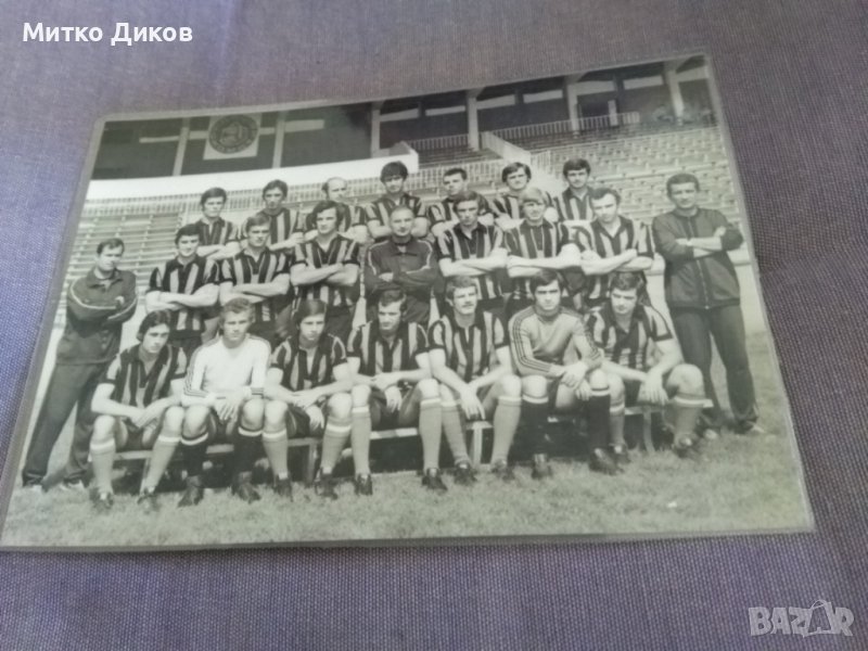 Локомотив София футбол-1975г-снимка ламинирана 185х132мм, снимка 1