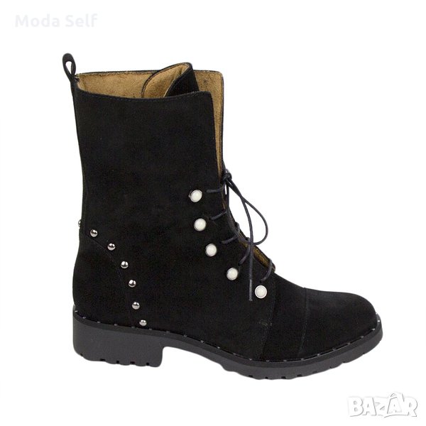 Дамски боти - естествена кожа НАМАЛЕНИ, снимка 1