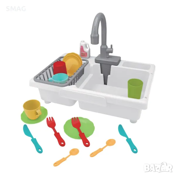 Мивка за игра с вода и кухненски съдове S_1238255, снимка 1