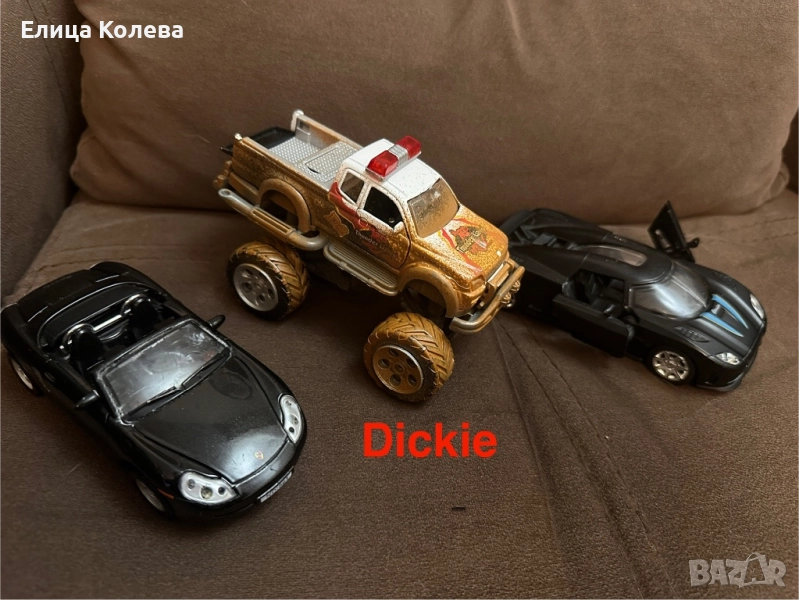 Dickie и други лот метални коли, джип, звук и отварящи се врати, снимка 1