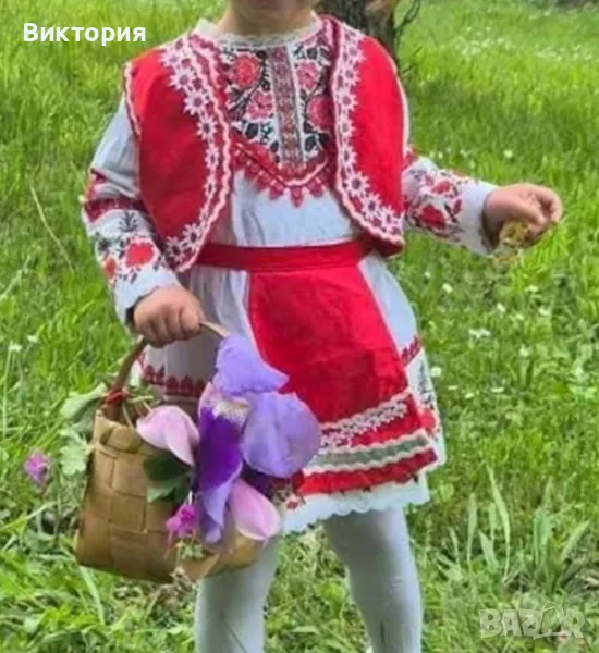 детска народна носия 86 размер, снимка 1
