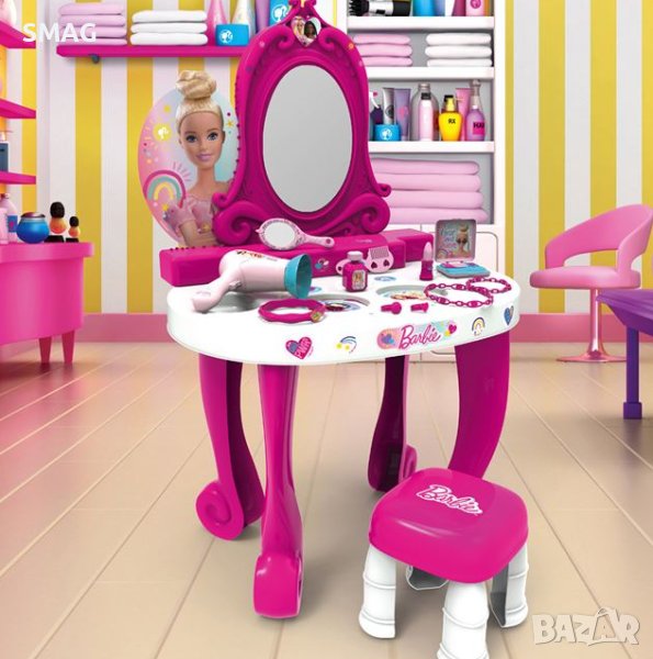 Тоалетка Барби със седалка и аксесоари, снимка 1