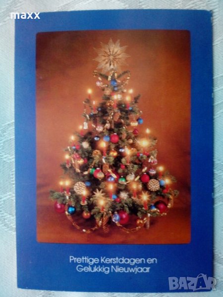 Картичка Presttige Kerstdagen en Gelukkig Nieuwajaar 54, снимка 1