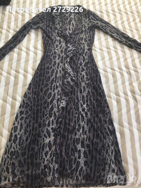 Рокля с леопардов принт, снимка 1