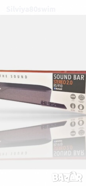 Саундбар STEREO 2.0 RS-910 * Bluetooth, снимка 1