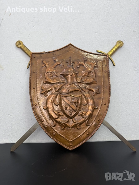 Герб/щит с мечове за стена №7586, снимка 1
