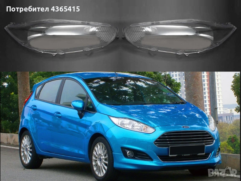 Стъкла за фарове на Ford Fiesta MK6 Facelift (2012-2017), снимка 1