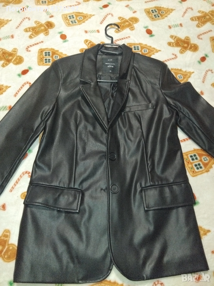 кожено сако, снимка 1