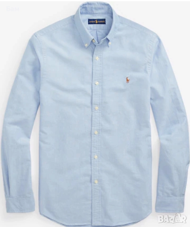Оригинална мъжка риза Polo Ralph Lauren Oxford размер Л (Slim Fit), снимка 1