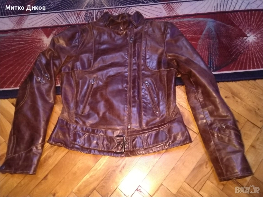 Maze немско рокрско яке женско с цип две позиции марково естествена кожа размер ХЛ като ново, снимка 1