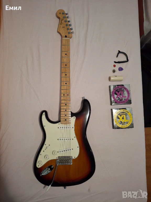 Електрическа / рок китара Fender за лява ръка, снимка 1