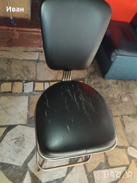 три кожени столове , снимка 1