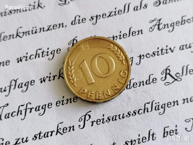 Монета - Германия - 10 пфенига | 1949г.; серия G, снимка 1