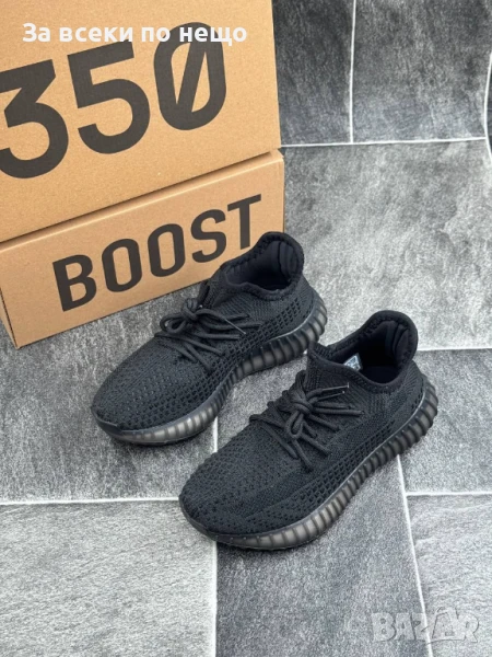 Adidas Yeezy Boost 350 V2 Дамски Черни Маратонки👟Дамски Спортни Обувки В Черен Цвят Код E585, снимка 1