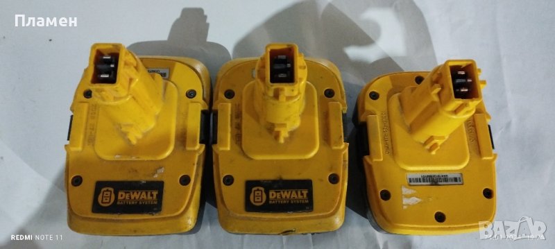 Батерии DEWALT 18v li-ion неработещи, снимка 1