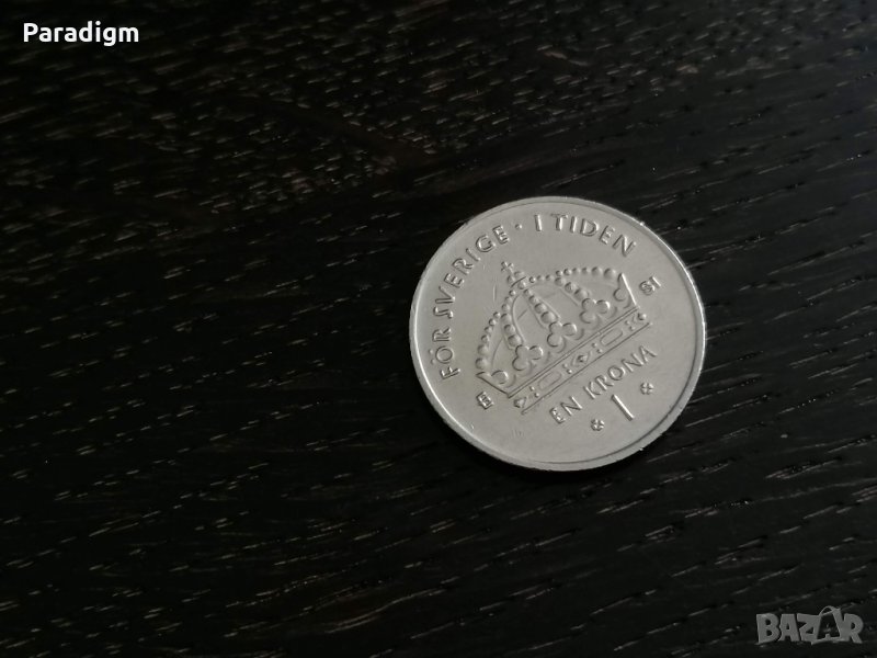 Mонета - Швеция - 1 крона | 2007г., снимка 1