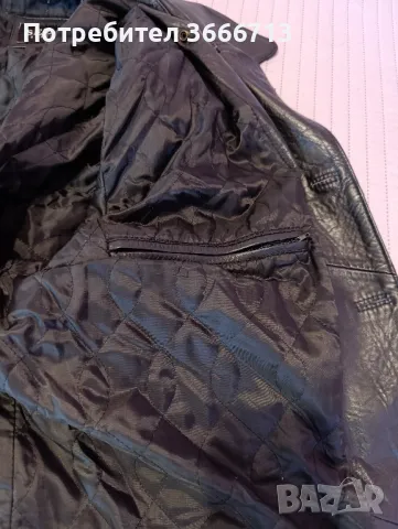 Мъжко кожено яке-сако, снимка 2 - Якета - 46656556