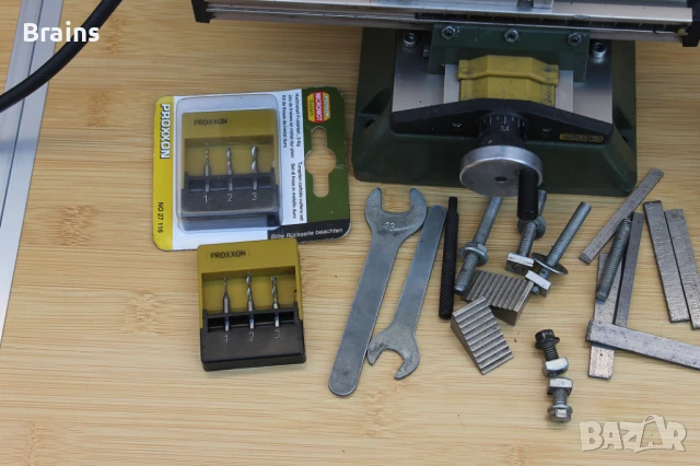 Малка Немска Часовникарска Фреза PROXXON MF70, снимка 4 - Други машини и части - 50656192