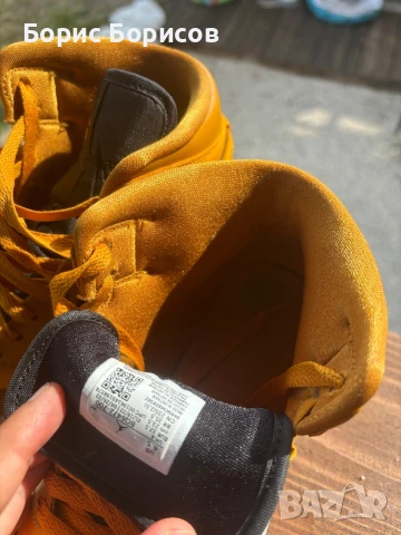 Nike Air Jordan 1 Mid Chutney Sneakers Shoes BQ6472-700 Women's Size 6,5, снимка 4 - Маратонки - 50686657