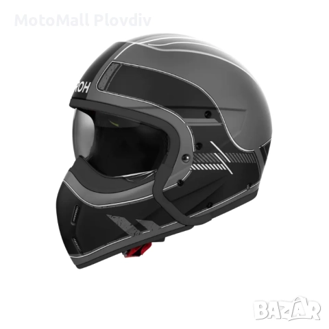 Каска Airoh J110 Raster Black Matt, снимка 3 - Аксесоари и консумативи - 51784013