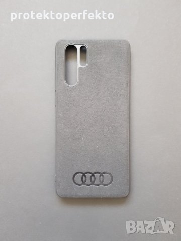 Кейс AUDI калъф с АЛКАНТАРА за iPhone, Samsung, Huawei, снимка 4 - Калъфи, кейсове - 28462613