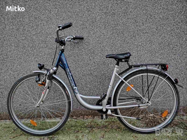 28 цола алуминиев велосипед с 7 скорости усилени капли амортисьори предни като нов , снимка 2 - Велосипеди - 52928966