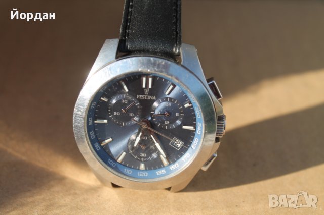 Мъжки часовник Фестина кварц хронограф , снимка 6 - Мъжки - 36798105