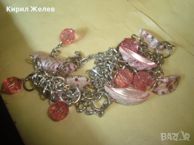 НЕЖНА ХЕНД - МЕЙД ЛЯТНА ПЛАЖНА СРЕБРИСТА ФЕШЪН АРТ ОГЪРЛИЦА КОЛИЕ 31314 , снимка 6 - Колиета, медальони, синджири - 38067021